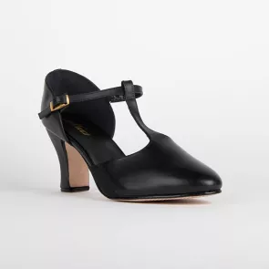SoDanca Dansschoenen met lederen zool CH56 zwart