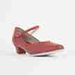 So Danca Dansschoenen CH791 suede zool rood bandje over de wreef