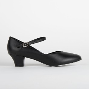 So Danca character Dansschoenen voor dames enkelbandje met gesp sluiting zwart