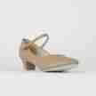So Danca Dansschoenen Met Suède Zool CH791 35 mm Hakje bandje op de wreef