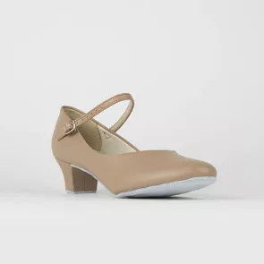 So Danca Dansschoenen Met Suède Zool CH791 35 mm Hakje bandje op de wreef