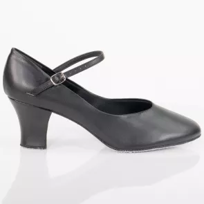 So Danca zwarte dames Dansschoenen CH792 enkelbandje met gespje