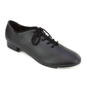 zwarte Tap dansschoenen voor Kinderen met Vetersluiting So Danca TA04
