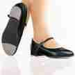 So Danca TA06 zwarte Meisjes Tap dansschoenen met Bandje over de wreef