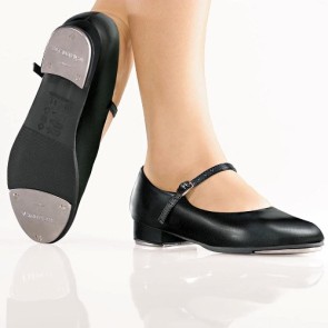 So Danca TA06 zwarte Meisjes Tap dansschoenen met Bandje over de wreef