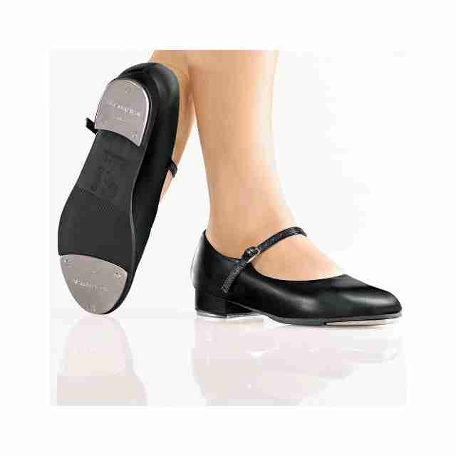 So Danca TA06 zwarte Meisjes Tap dansschoenen met Bandje over de wreef