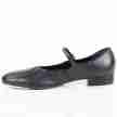 So Danca zwarte tapschoenen dames TA07 met bandje over wreef