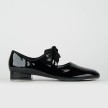 zwarte So Danca TA36 Dames Tap dansschoenen met Striksluiting en lage hak