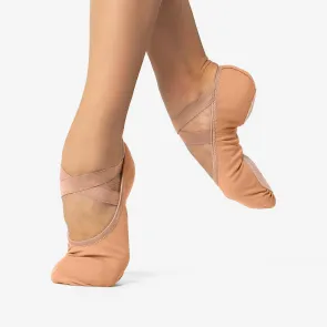 SoDanca So Danca SD16 Unisex Balletschoenen van Elastisch Canvas karamel kleur