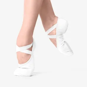 SoDanca So Danca SD16 Unisex Balletschoenen van Elastisch Canvas wit