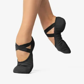 SoDanca So Danca SD16 Unisex Balletschoenen van Elastisch Canvas zwart
