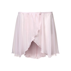 papillon pk3070 roze ballet wikkelrokje met haakjes van voile