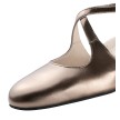 Werner Kern Gala gesloten neus dansschoenen voor dames brede voet chevro antik kleur