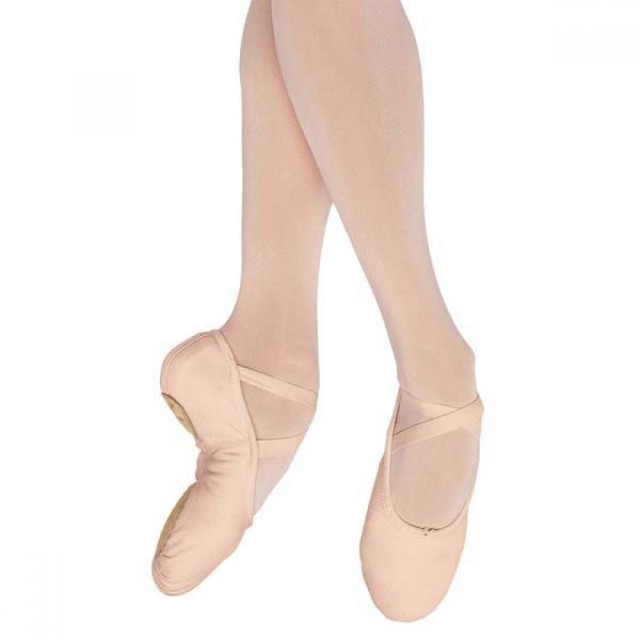 Bloch S0277 Pump roze Splitzool Canvas Balletschoen