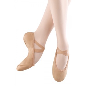 Bloch Pump Split zool Canvas balletschoenen beige