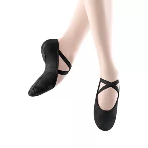Bloch Zenith Stretch Canvas Balletschoen Zwart