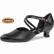 Diamant 148-112-034 dansschoenen voor dames zwart lage hak 