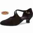 Diamant 052-112-001 dames dansschoenen lage hak zwart