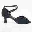 Diamant 141-077-335 latin schoenen voor dames zwart zijkant