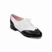 Bloch S0431 tapschoenen voor dames vetersluiting zwart wit