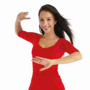 Rumpf RU3774 SANDINO Dames standard Top met 1/2 mouwen