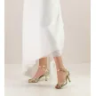 Nueva Epoca Scarlet dames dansschoenen met lederen zool voor buiten bruidsschoen goud
