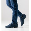 Anna Kern Suny 4030 Donkerblauwe salsasneakers met blauwe extra veters