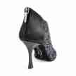 Portdance PD811 dames dansschoenen zwart glitter achterkant