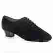 Anna Kern 559-30 zwarte Dames oefen dansschoenen met blokhakken met 3 cm hakhoogte