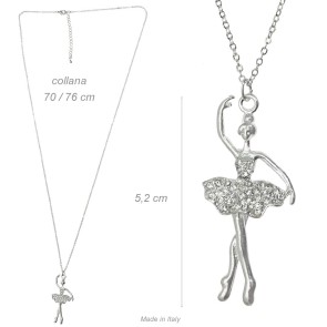 Alista Dancer Basics  Alista ketting met een ballerinahanger