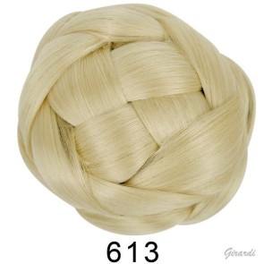 Haarstukje voor Danseres Gevlochten Knot blond