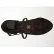 Diamant 107-013-00Diamant 107-013-001 ballroomschoenen voor dames zwart suede zool