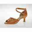 Diamant 141-077-379 latin schoenen voor dames satijn flare hak 