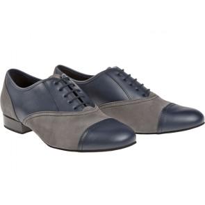 Diamant 077-025-455 heren ballroomschoenen blauw vetersluiting 