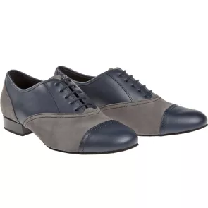 Diamant 077-025-455 heren ballroomschoenen blauw vetersluiting 