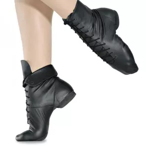 Alista Dancer Basics  Alista Dancer Basic Lederen Jazz Boots Zwarte Jazzlaarzen