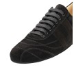 Werner Kern 28060 Cortino casual dansschoenen heren ronde neus zwart suede gewatteerde rand