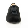 Werner Kern 28060 Zwarte Suede danssneakers voor salsa met veters