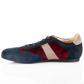 28061 dansschoen voor heren met 3 kleuren suede en uitbeembaar voetbed van werner kern