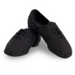 Sansha Zwarte Jazzschoen met Veters en Splitzool