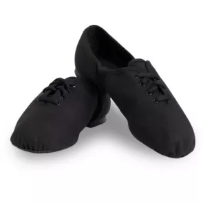 Sansha Tivoli JS3C Canvas Jazzschoenen met Veters en Neopreen