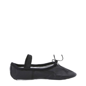 Papillon PK1000 zwarte kinderballetschoenen met Doorlopende Zool unisex 