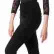Lulli warm-up panty voor dans zwart detail 