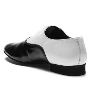 Rumpf Miguel Bruin-beige heren Dansschoenen achterkant