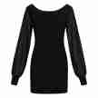Rumpf RU5514 CANNES lang shirt met chiffon mouwen