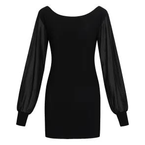 Rumpf RU5514 CANNES lang shirt met chiffon mouwen