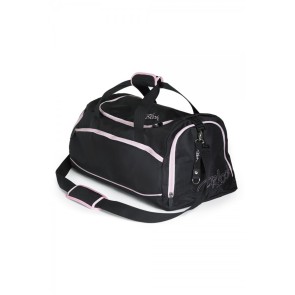 Bloch A311 ballet schoudertas ritssluiting roze zwart zijkant