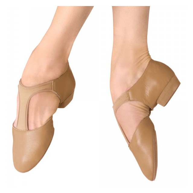 Bloch ES0410L elastosplit griekse sandaal splitzool beige