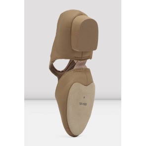 Bloch ES0410L elastosplit griekse sandaal suede zool beige