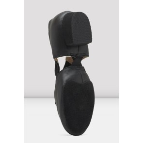 Bloch ES0410L elastosplit griekse sandaal suede zool zwart